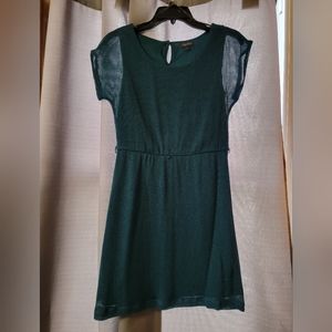 Lily Rose Dark Teal Sweater Dress